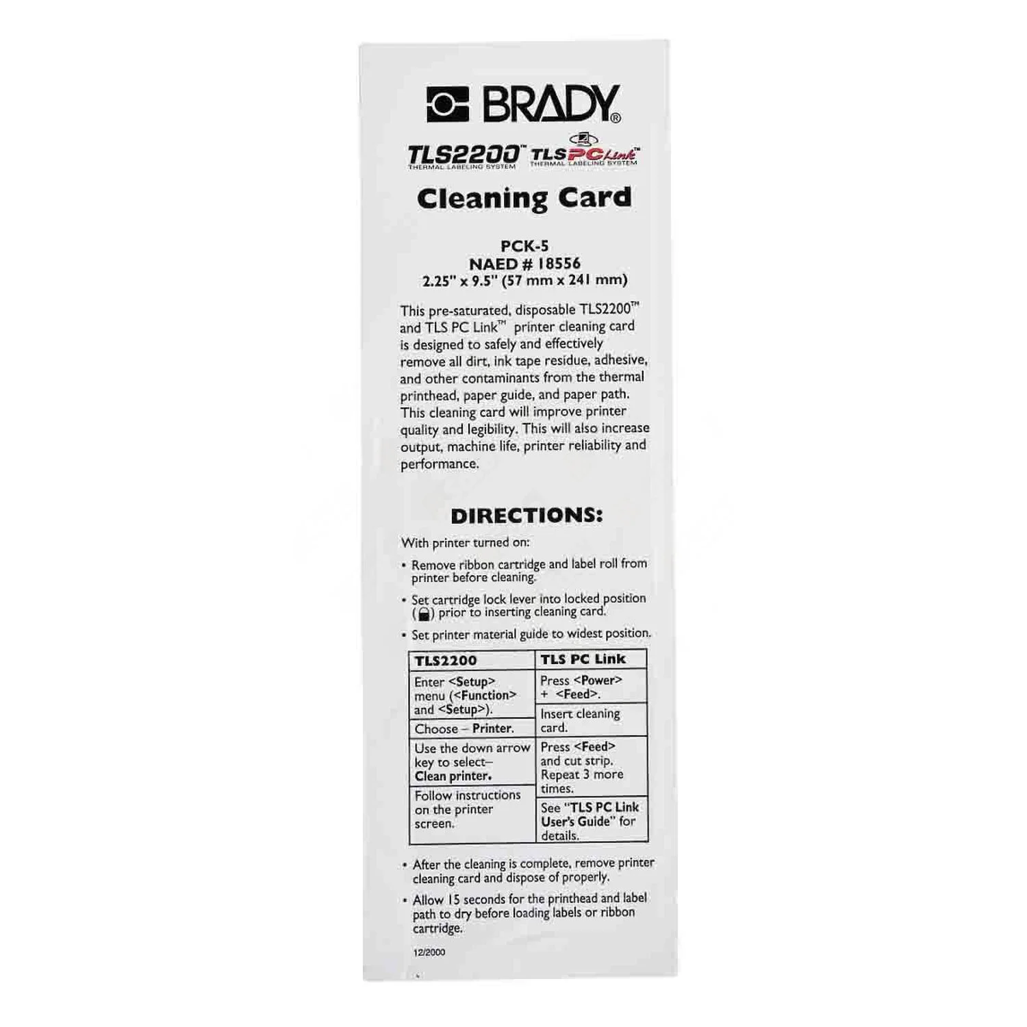 BRADY Rensesett 5pk