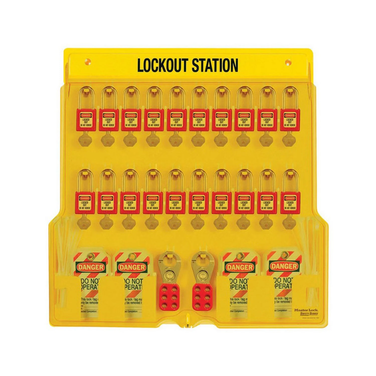 LOTO skap Standard 3 m/innhold