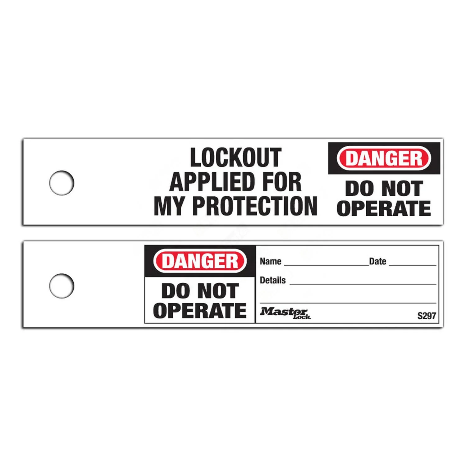 LOTO Tag "Do not operate" (140x32mm)
