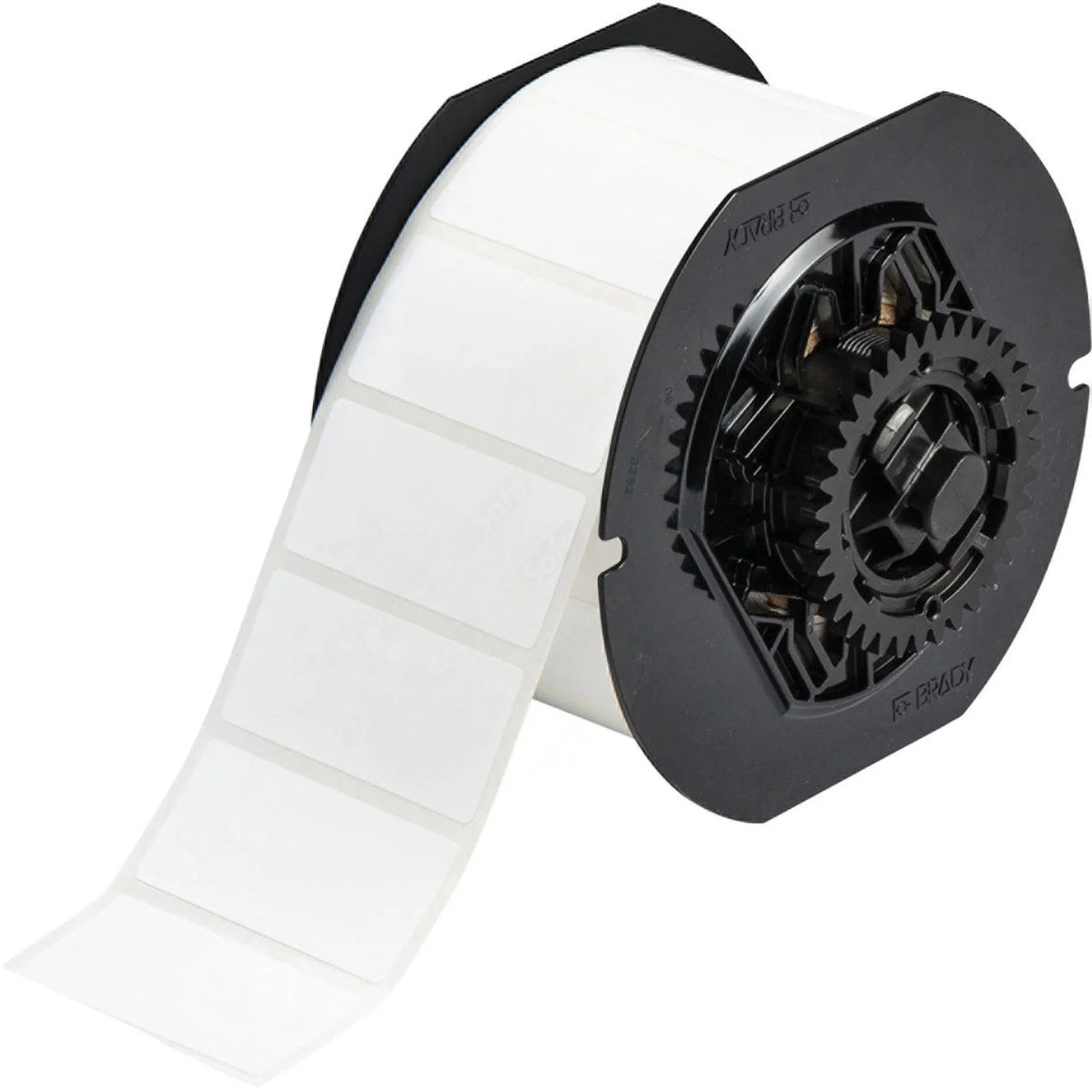 BRADY Hvit Polyester 50,8 x 25,4mm