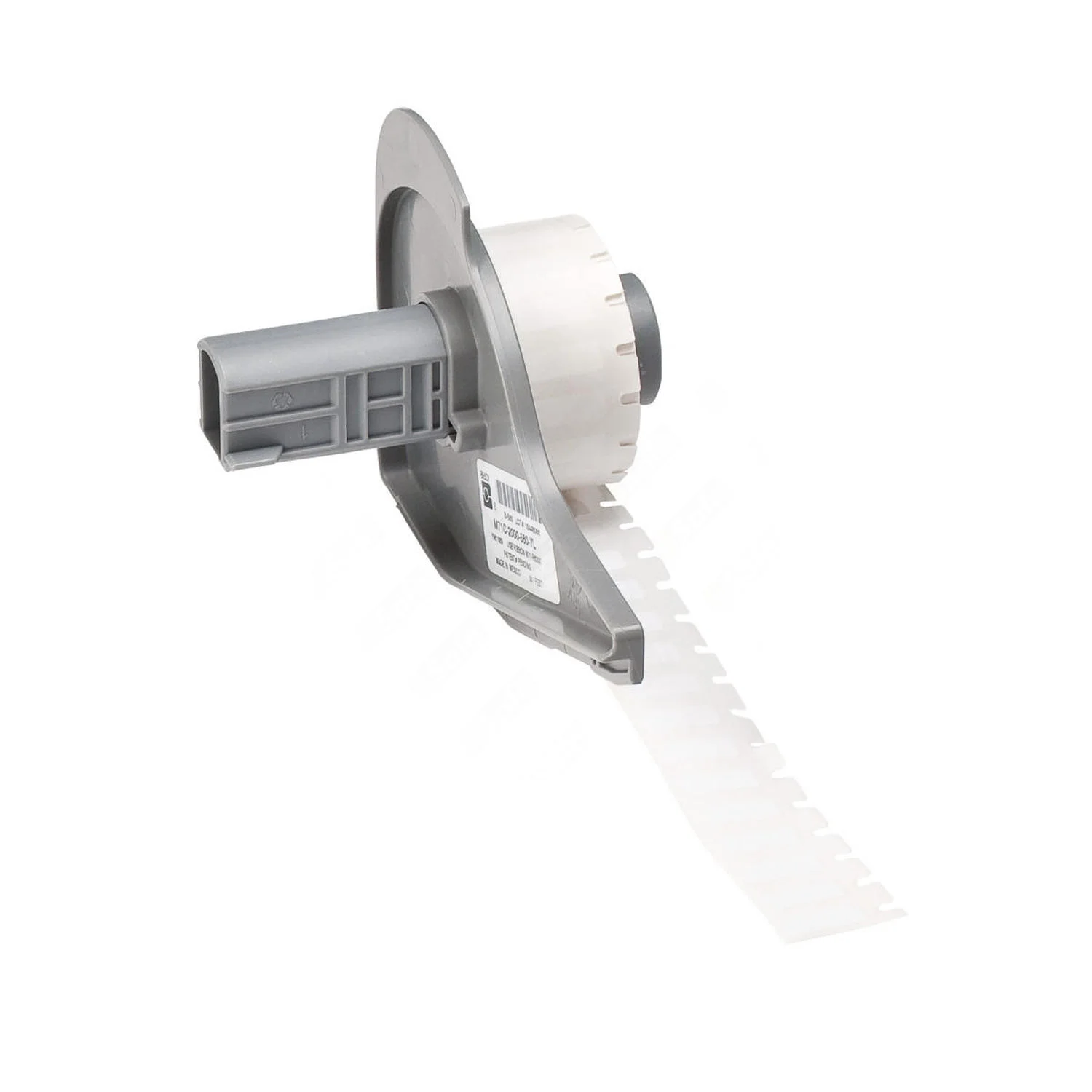 BRADY Hvit Polyester 12,7 x 5,08mm