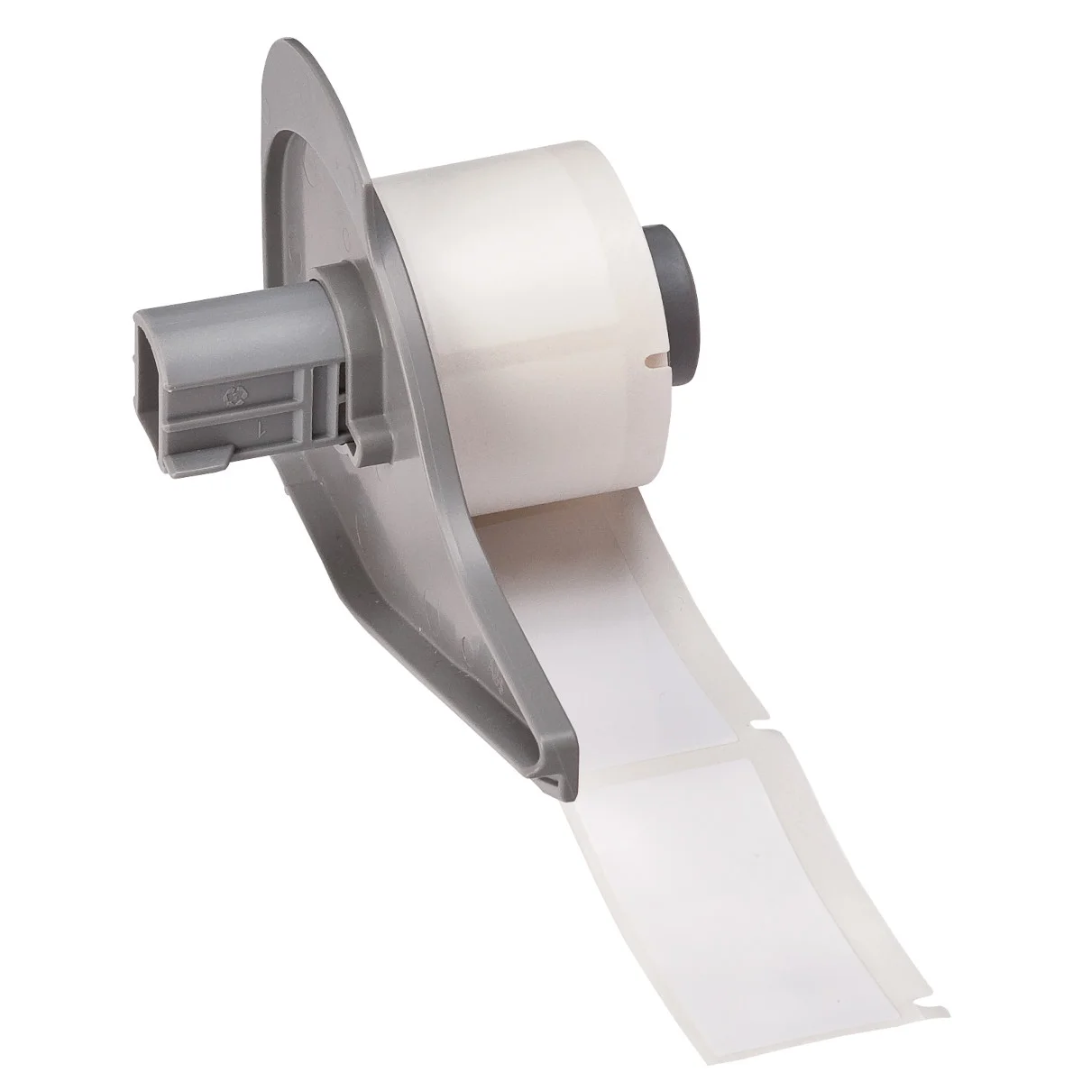 BRADY Hvit polyester 25,4 x 50,8mm