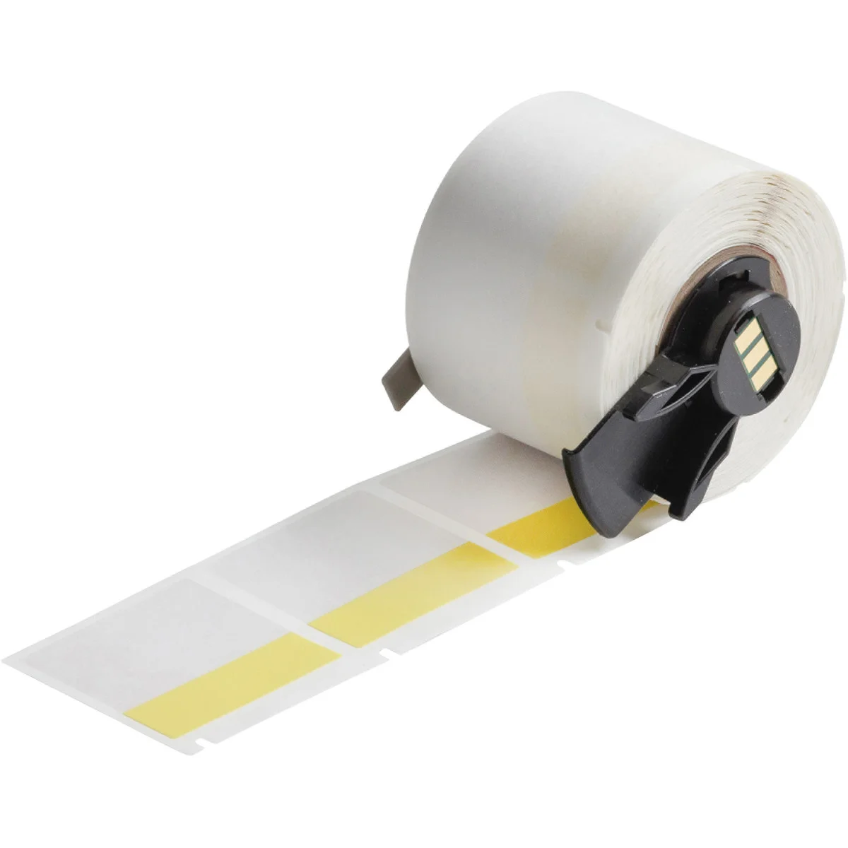 Brady Gul på Klar vinyl 38,1 x 38,1mm
