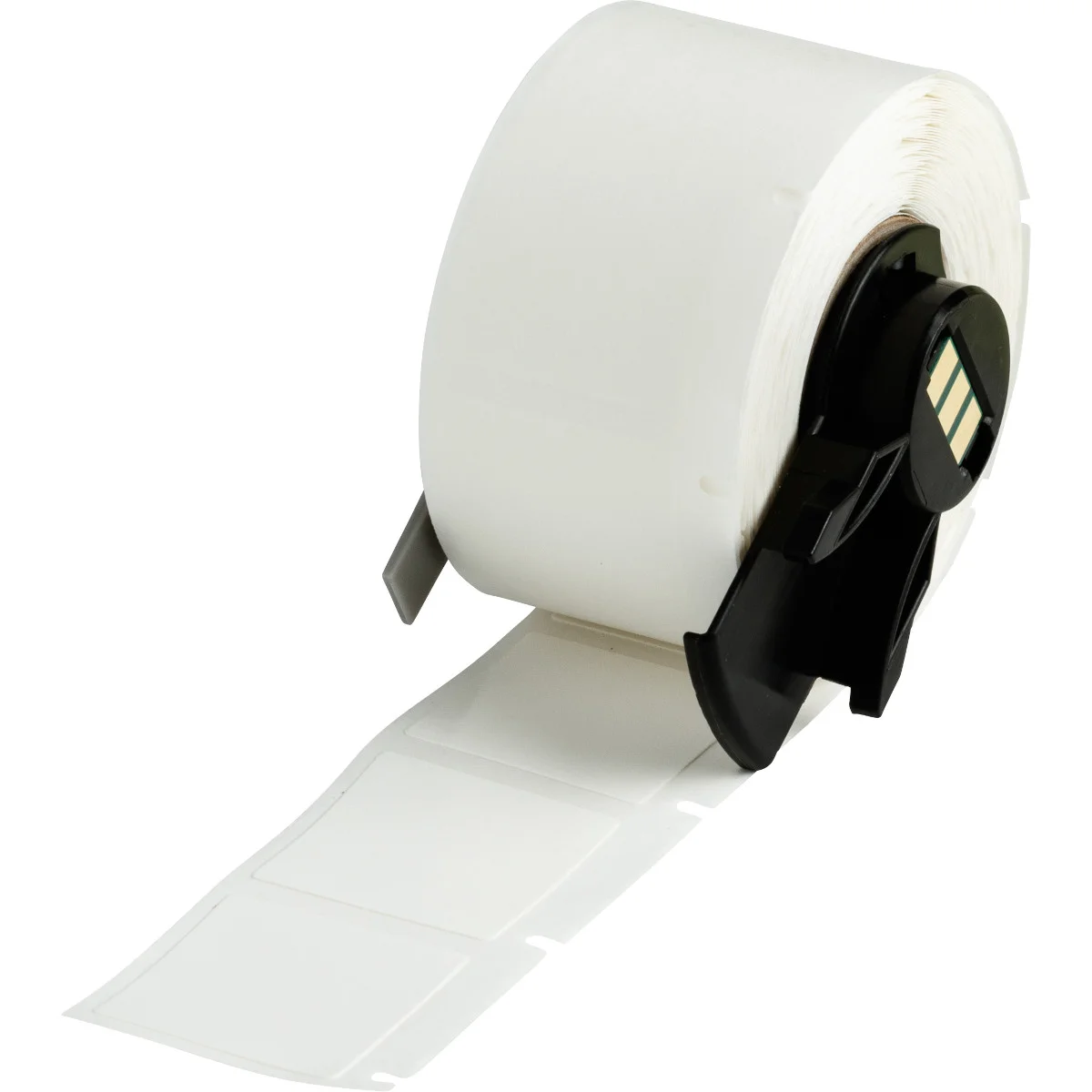 BRADY Hvit vinyl flyttbar 25,4 x 25,4mm