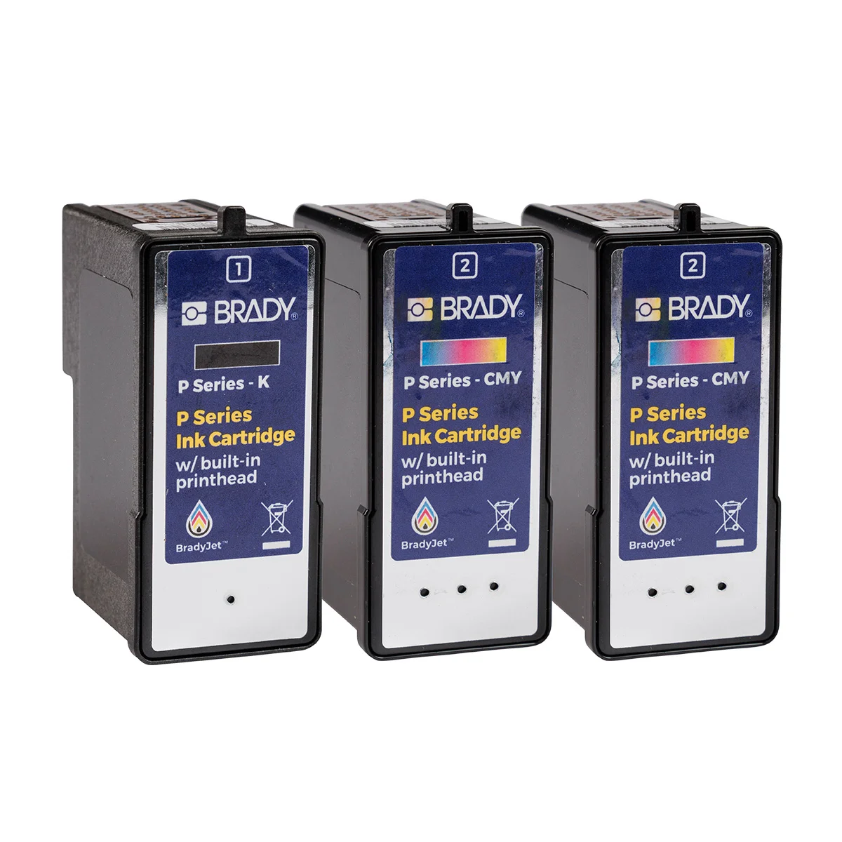 BRADY Multipack Blekkpatroner, 2xCMY 1xK