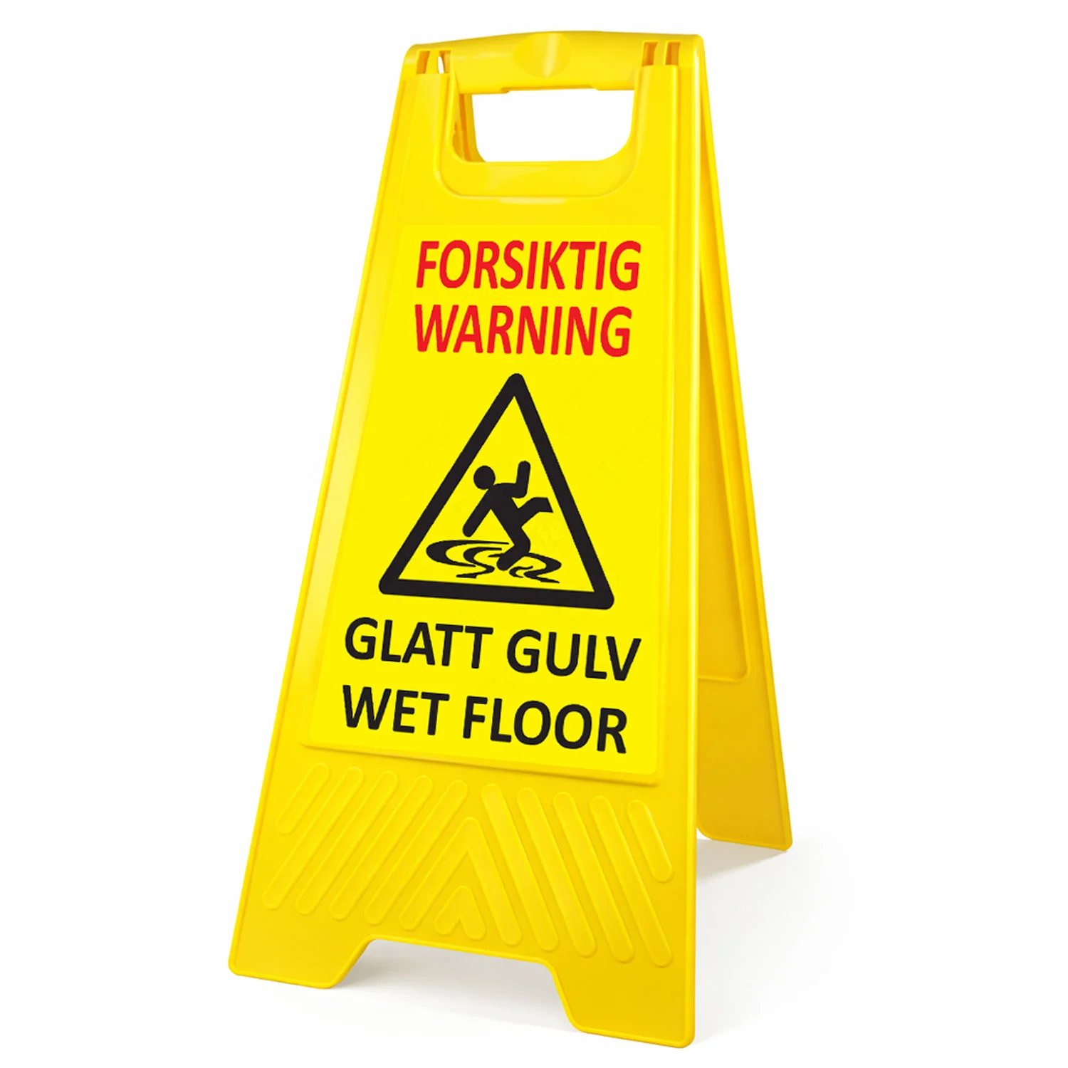 Varselpost gul design