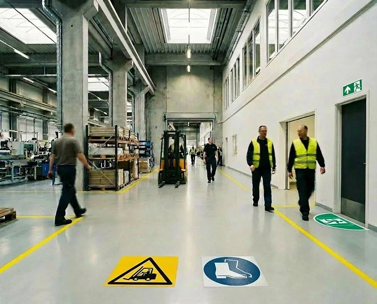 Gulvskilt etter eget design og størrelse