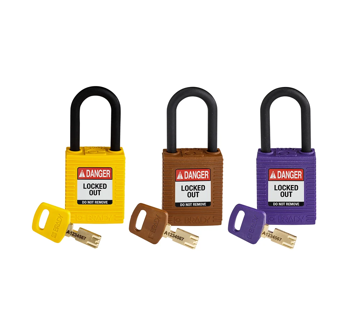 LOTO lås Safekey elektro 6,35mm KD