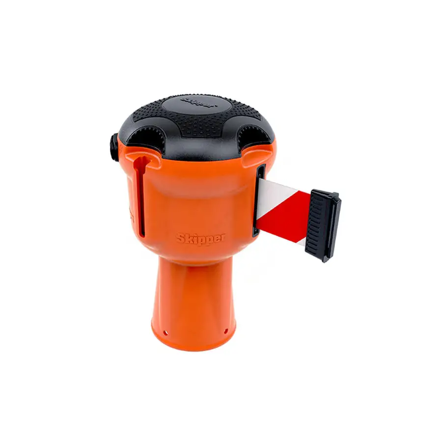 Skipper orange, sperrebånd rød/hvit 9m – Sperrebånd snelle