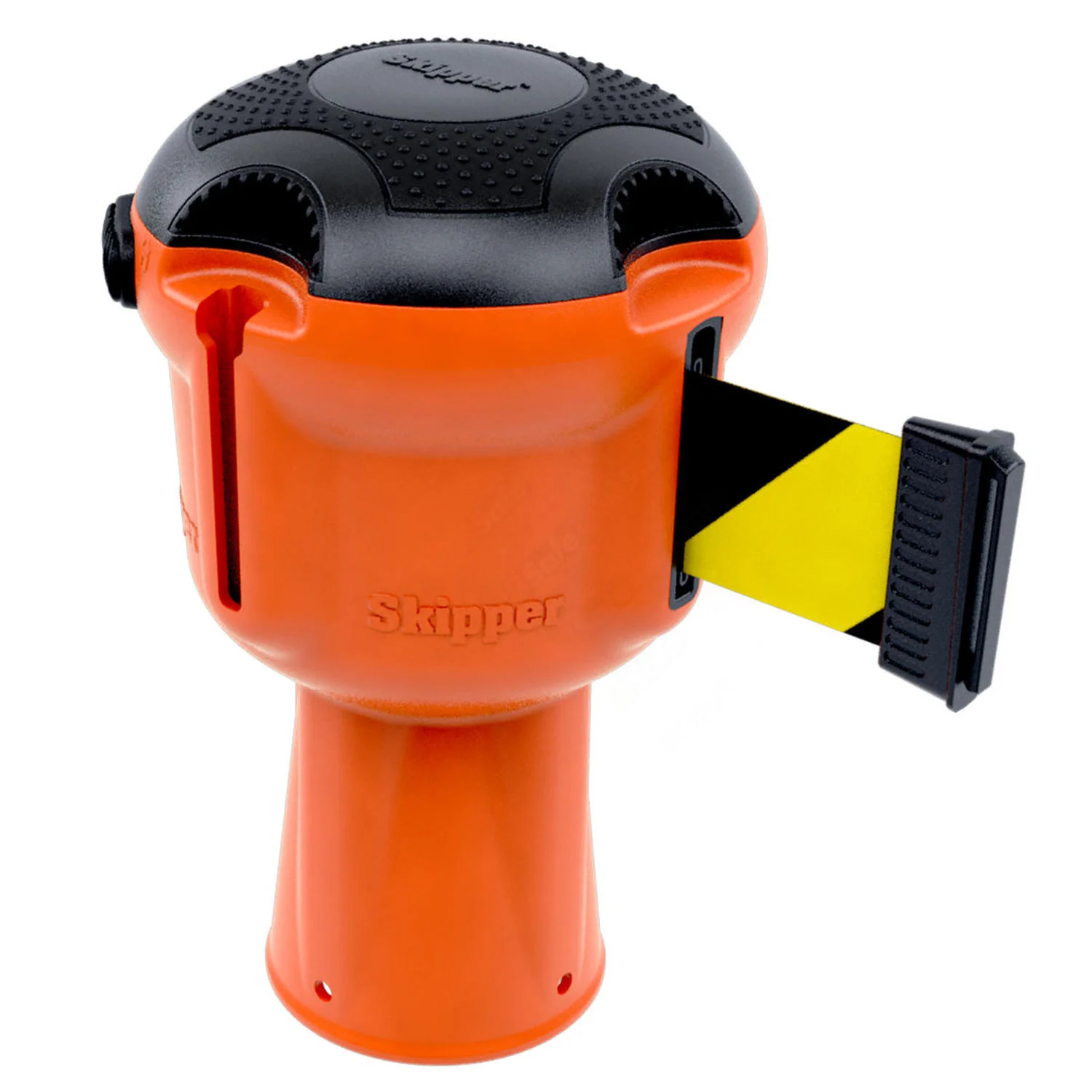 Skipper orange, sperrebånd sort/gul 9m