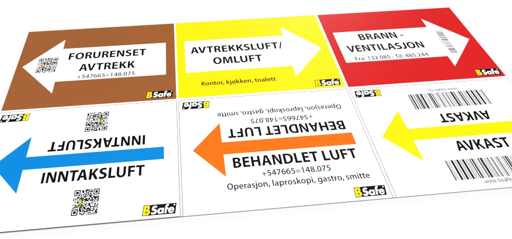 Ventilasjonsmerking kunde spesifik